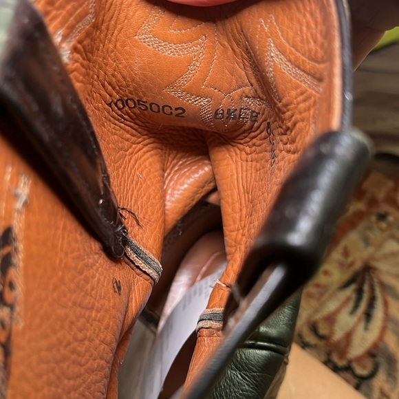 Luchesse black ostrich boots T005002 size 8.5 - Picture 8 of 11